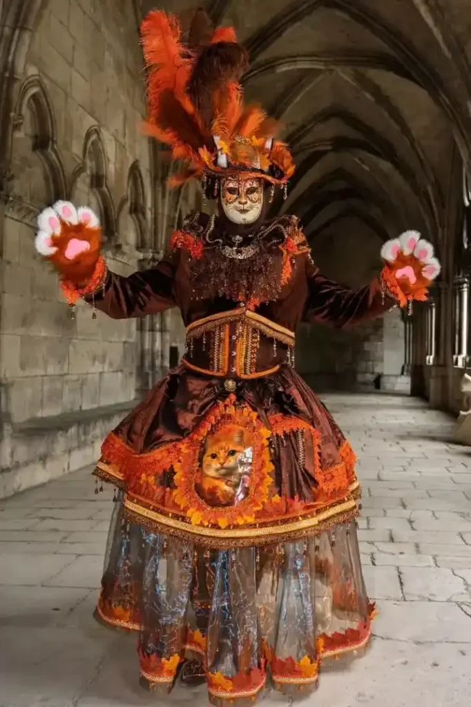 Loulou Doudou, costumé vénitien – L'Élégance Masquée
