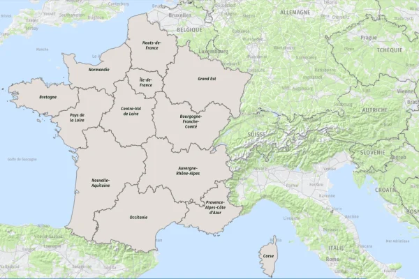 Carte de France 3x2